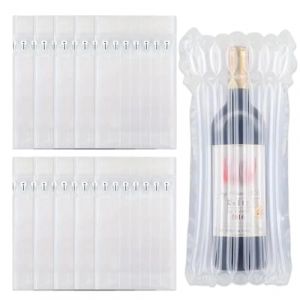 YUVKIN 10 pi&egrave;ces Protection pour bouteille de vin - Sac d'emballage gonflable support pour bouteille de vin - Pour un emballage et un transport en toute s&eacute;curit&eacute; (HerEdit, neuf)