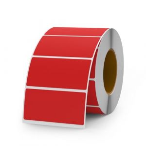 YIKIADA Lot de 500 étiquettes autocollantes en vinyle - 25 x 50 mm - Imperméables - Amovibles - Pour pots de confiture - Rouge (YIJIADA, neuf)