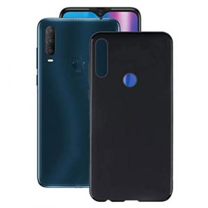 KJYF Coque pour Alcatel 1S 2020 (6.22"), Etui Housse de Protection Case Cover Bumper Noir TPU Ultra Mince Silicone Souple pour Alcatel 1S 2020 - Noir (KuangHuanHuan, neuf)