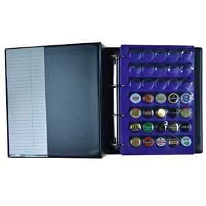 Album de collection XL pour 210 Capsules de Bouteilles de Champagne, bi&egrave;re, calottes, 6 feuilles (MS Metis, neuf)