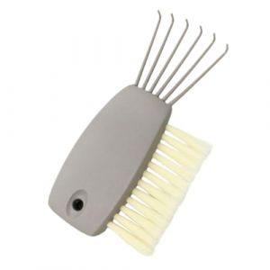 Générique Peigne à Coussin D'air Brosse En Poils De Sanglier Tondeuses à Cheveux Appareil D'épilation Nettoyeur Cisailles à Cheveux Brosse Nettoyant Dissolvant Nettoyage Light Grey Plastique (kiLIHK, neuf)