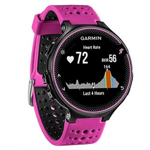 FunBand Bracelet pour Garmin Forerunner 235, Bracelet de Remplacement Silicone pour Garmin Forerunner 235/220/230/620/630/735XT/ Approach S20/S5/S6 Smartwatch (Rose&Noir) (FunBand EU Direct Store, neuf)