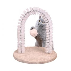 Hitburu Poteau &Agrave; Griffes Pour Chat | Arc Massant &Agrave; Griffer Pour Soin Des Chats,Poteau &agrave; Griffes Anti-Peluche Tapis d'Exercice Jouets Pour Petites Races et Voyage Anti-Stress (Hitburu, neuf)