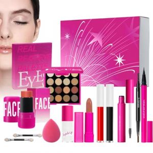 Kit de maquillage pour d&eacute;butant - Tool complet de la sueur durable professionnel, kit de maquillage professionnel | Pour fille adultes anniversaire halloween jouer au jouet pr&eacute;tend princesse (fengkuc, neuf)