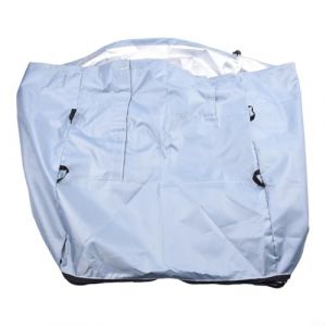 Housse de pompe de chauffage spa 43 x 38 x 54 cm - Protection gonflable pour chauffe-eau d'extérieur - Résistant aux intempéries - Matériau 420D argenté - Protection contre les intempéries - Pour la (dedicatestore, neuf)