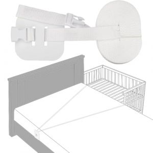 JClorix Sangle de Fixation Universelle 8,0 m &mdash; Sangle Lit d'Appoint R&eacute;glable Cododo, Sangle Garde Lit Lat&eacute;rale, Sangle pour Lit B&eacute;b&eacute; Compatible Boxspring et Sommier Tapiss&eacute; (JClorix, neuf)