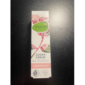 alverde NATURKOSMETIK Crème contour des yeux Rose sauvage 15 ml (InternethandelNRW, neuf)