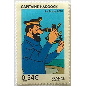 2007 Timbre de France Authentique de Collection Neuf** N 4053. Gomme intacte. Bande dessin&eacute;e :Cap Haddock par des Livres Express (\...DES LIVRES EXPRESS...//, neuf)