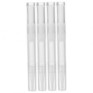 HAMPPLIES Stylo Cosmétique Vide Pour Huile D'ongles 4 Pièces 3ml Tube Pinceau Rechargeable Adapté Huile Nutritionnelle Ongle Usage Professionnel Domestique (Chfaan, neuf)