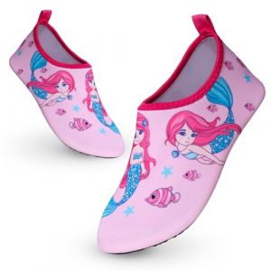 YloveM Chaussures Aquatiques pour Enfant Filles Garçons Séchage Rapide Chaussures de Plage pour Enfants Antidérapantes Piscine Surf Jardin Piscine de Plage (GTEU-Direct, neuf)