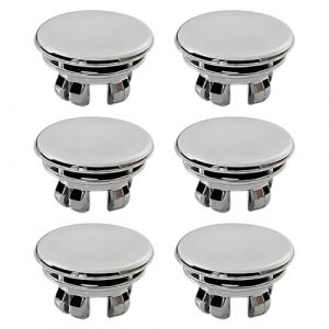 Lot de 6 anneaux décoratifs pour trop-plein pour lavabo de salle de bain, évier, trop-plein, cache-trop-plein, pour cuisine, salle de bain, baignoire (JackieCHEN, neuf)