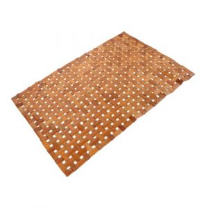 WOFASHPURET Tapis De Sol En Bambou Avec Tapis De Bain Tapis De Siège De Sauna Antidérapant Tapis De Pliable En Bambou Accessoires De Sauna Petit Tapis De Sol Tapis De Sol De Sauna À (Leiyun, neuf)