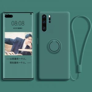 nulala Coque pour Huawei P Smart 2019, Silicone Liquide Antichoc Housse de Protection, Étui Protection Complète Support Magnétique de Voiture avec Anneau de Support pour Huawei P Smart 2019 (JL.Shop, neuf)