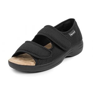Aerosoft Sandales de rééducation, élastique 06, sans pression, adaptables, pour homme et femme (noir, EU 37) (J. Hirsch Vertriebs-GmbH & Co. KG, neuf)
