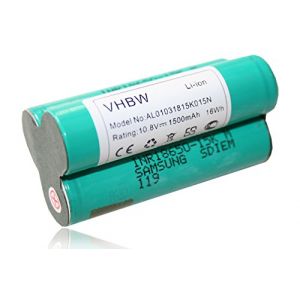 vhbw Li-Ion Batterie 1500mAh (10.8V) pour outils Bosch PMF 10.8 LI, PSM 10.8 LI, PSR 10.8 Li-2 comme 2 607 336 863, 2 607 336 864, 0700 996 (MEXXTRONICS, neuf)