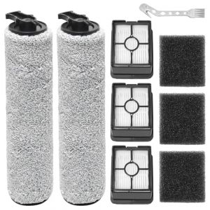 DianSung Rouleaux de Brosse Accessoires rechange pour Bissell CrossWave HF3 3598N Aspirateur eau et poussière, 2 rouleaux de brosse + 3 filtres (DianSung, neuf)