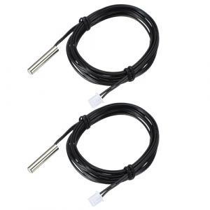 PATIKIL 10K NTC Capteur de Temp&eacute;rature, 2 Pcs 59 Pouce 1% 3740 Sonde de Temp&eacute;rature en Cuivre &Eacute;tanche Num&eacute;rique Transmetteur de Temp&eacute;rature Extension pour Climatiseur R&eacute;frig&eacute;rateur (PATIKIL UK, neuf)