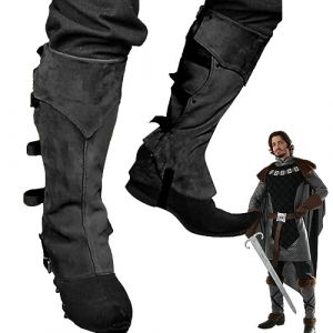 Costumes de costume, Bottes Steampunk en - Costumes de la Renaissance médiévale, nouveauté Couvre-chaussures de pirate pour adultes Accessoire de costume pour homme et femme (bin'shop, neuf)