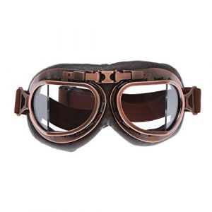 MUXSAM Lunette de Moto Vintage Homme Femmes, Lunettes de Aviateur Ancienne Anti-Vent, Lunette R&eacute;tro Moto, Motocross Lunettes Anti-Poussi&egrave;re, Lunettes de Soleil Anti-Poussi&egrave;re (Digital2018-uk, neuf)