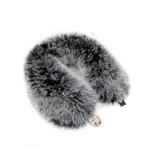 Katutude Femmes Col en Fausse Fourrure, Écharpe à Col en Fourrure Chaud Hiver Col Fourrure Synthétique Étole Fourrure Capuche Fausse Fourrure Amovible Echarpe Col Manteau Dames Etoles Châle (4845966456652656456, neuf)