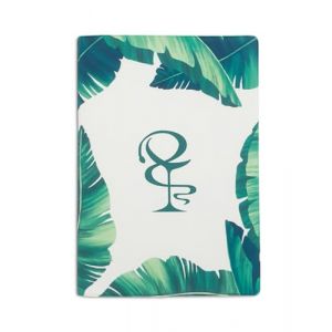 nemau - Pochette Garde Ordonnance - Gomme Expansée - Fabriqué en France - Étui pour Ordonnance, Feuilles de Soins, Carte Vitale, Carte Mutuelle, Carte d’Assurance Santé - Modèle Feuille de bananier (NEMAU PLAST, neuf)