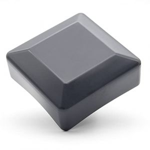 Enkotrade Lot de 10 capuchons de cl&ocirc;ture, couleur anthracite, pour dimensions ext&eacute;rieures de 80 x 80 mm, en plastique de qualit&eacute; sup&eacute;rieure, en pyramide, carr&eacute;s, pour poteau, tube (Enkotrade, neuf)