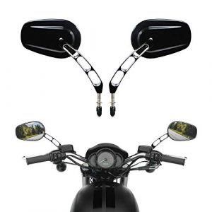 TCMT Rétroviseur universel 8 mm pour Harley Sportster XL Touring Dyna Bobber Chopper 1982-2021 (Tengchang, neuf)