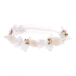Trend Bandeau à cheveux pour bébé fille Fleur Ruban Bandeau Doux Respirant Bandeau élastique Ornements de cheveux pour séance photo (YangMPretty, neuf)