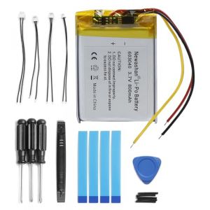 NEWASHAN 603040 Batterie 800mAh 3,7V pour Casque Bluetooth sans Fil Marshall Major II III IV Mid 1 2 3 Monitor Ecouteurs Casque Dashcam Nextbase VDL603040 SR603040 Li-ION Lipo Accu Piles 3 Fils (newashan, neuf)