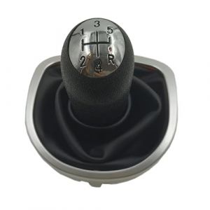 Pommeau De Levier De Vitesses Pour Clio 3 III 2005-2012 - Poign&eacute;e Bo&icirc;te Manuelle, Manette De D&eacute;marrage, Changement De Vitesse (5 Vitesses) (Well buy, neuf)