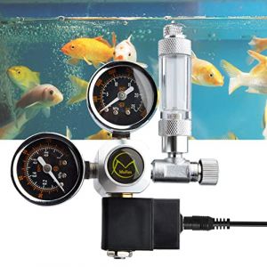 Réducteur de pression de CO2 avec valve magnétique, manomètre et clapet anti-retour, valve magnétique pour aquarium - Interface W21.8 (taylorswifen, neuf)