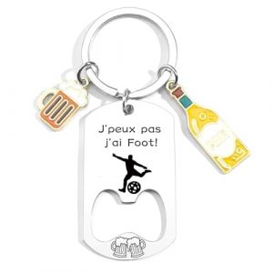 JRZDFXS Cadeau Super Coach Porteclef Cadeau Coach Sportif Original pour Lui Dire Merci Coach Cadeau Entraineur de Foot Gadget de Cuisine Utile Cadeau Coach Foot (J'ai Foot) (hainingbofeidianzishangwuyouxiangongsi, neuf)