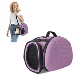 Sac de Transport pour Chat Cage Sac de Lapin Caisse Voyage pour Chat Chien Petit Transporteur de Chat Caisse de Transport pour Petits Animaux Respirable D&eacute;montable Lavable Pliable (PETCUTE, neuf)