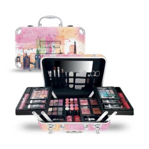 GLOSS ! Malette Maquillage &ndash; Coffret Maquillage Femme &ndash; Coffret Cadeau No&euml;l &ndash; Id&eacute;e Cadeau Anniversaire, Maitresse, Saint Valentin, F&ecirc;te des M&egrave;res &ndash; Coffret Beaut&eacute; - FASHION WEEK (UNIVERSAL BEAUTY MARKET, neuf)