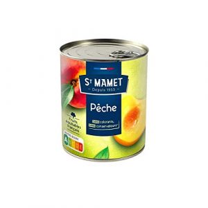 ST MAMET - Pêches Au Sirop 475G - Lot De 4 - Vendu Par Lot (AbcMarket, neuf)