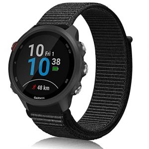 Th-some 20mm Bracelet en Nylon Souple de Remplacement pour Garmin Vivoactive 3, Bracelets Compatible Garmin Vivoactive 3 Music, Vivomove HR, Forerunner 245/245 Music, Forerunner 645/645 Music (WIDE CHOW LIMITED, neuf)