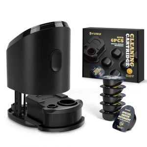 Yinke Cartouches de Nettoyage Réutilisables avec 6 se Concentrer Recharges de Nettoyant pour Braun Clean and Renew CCR, Nettoyeur de Remplacement Compatible avec le Système Clean&Charge, 6+1 Pack (Aobika EUR, neuf)