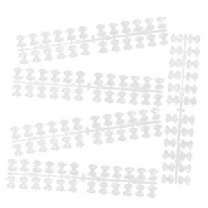 Beavorty 120pi&egrave;ces Carte De Des Ongles Plastique Transparent Accessoire De Salon Pour Manucure Outil De Contraste Pour Pratique Nail Art (T Innovation&middot;HX, neuf)