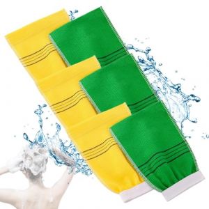 EAVUYIS 6x Gant Exfoliant Corps, Gant de Crin Gant Kessa Gommage Corps et Visage en Viscose Naturelle, pour Enlever Ies Peaux Mortes et Callosités (LI ZHONGCHEN OUZHOUDIAN, neuf)