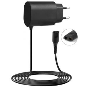 12V 0,4A Chargeur pour Braun Rasoir &Eacute;lectrique S&eacute;ries 9/8/7/6/5/4/3/2/1, Remplacement C&acirc;ble de Charge pour Braun Tondeuse 9-725 9-720 9-890 9-990 9-105 5541 9467cc 51-B1820s 71-S7200cc 190s-1 (FengShuL, neuf)