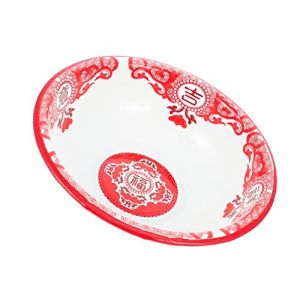 DOITOOL Bol &Agrave; Soupe En &Eacute;mail &Eacute;pais Bol &Agrave; M&eacute;langer Rouge Lavabo En &Eacute;mail Saladier Rond En &Eacute;mail Empilable Robuste Adapt&eacute; Aux Animaux De Compagnie Pr&ecirc;t &Agrave; Offrir (Karin Yang, neuf)