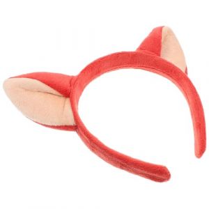 Healifty Serrage-t&ecirc;te Oreilles de Renard Mignon en Peluche pour Fille, Accessoire Cheveux L&eacute;ger et Confortable, Bandeau Cosplay F&ecirc;te et D&eacute;guisement, Soir&eacute;e Costum&eacute;e et Festival (Madonna Tied, neuf)