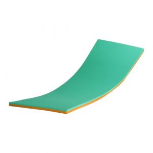 Tapis Flottant Piscine en Mousse XPE, Matelas Flottant D’Eau, Tapis d'eau Enroulable, Coussin Lit pour L'extérieur, Rivière, Lac, Plage, Tapis Flottant Piscine pour Enfants et Adultes, Vert Orange (Homegarden FR, neuf)