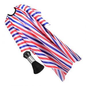 NOLITOY 1 Jeu bol de pour les cheveux et kit de brosse coupe de cheveux capes parapluie Tablier de coiffeur tablier coiffeur cape de coupe de cheveux coiffeur du Cap fibre (M.Meteorite, neuf)