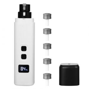 Avaner Lime Electrique Ongle Chien USB Rechargeable: Coupe Ongle Chien avec 2 Lumières LED et 6 Têtes de Meulage, Sécurité Coupe Griffe Chien Chat (Avaner Watch, neuf)