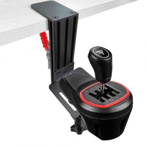 HTLAKIKJ Shifter Desk Mount - Adjustable Mount Holder for Racing Sim Shifter -Compatible with Thrustmaster TH8S & TH8A Shifter, Logitech Driving Force Shifter (HTLAKIKJ-EU, neuf)