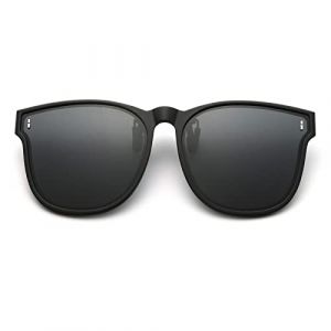 Long Keeper Clip Lunettes de Soleil Polaris&eacute;es, Clip Solaire pour Lunettes de Vue, Clipsable Sur Lunette de Soleil Polarisante pour Femme Homme (LongKeeper, neuf)