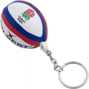 Gilbert Unisexe Angleterre Ballon de Rugby Porte-clés, Multicolore, Taille Unique (Change for sport, neuf)