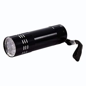 MRSTORY Aluminium Alliage UV 9 LED Ultra Violet Backlight Backlight Torch Light Light for Money Detection (redzhi, neuf)