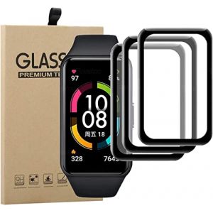 Young & Ming Protection &eacute;cran Compatible pour Honor Band 6, [3 Pieces][Couverture Compl&egrave;te] Protection Ecran Vitre Film Protection pour Honor Band 6, Noir (YANGMING, neuf)
